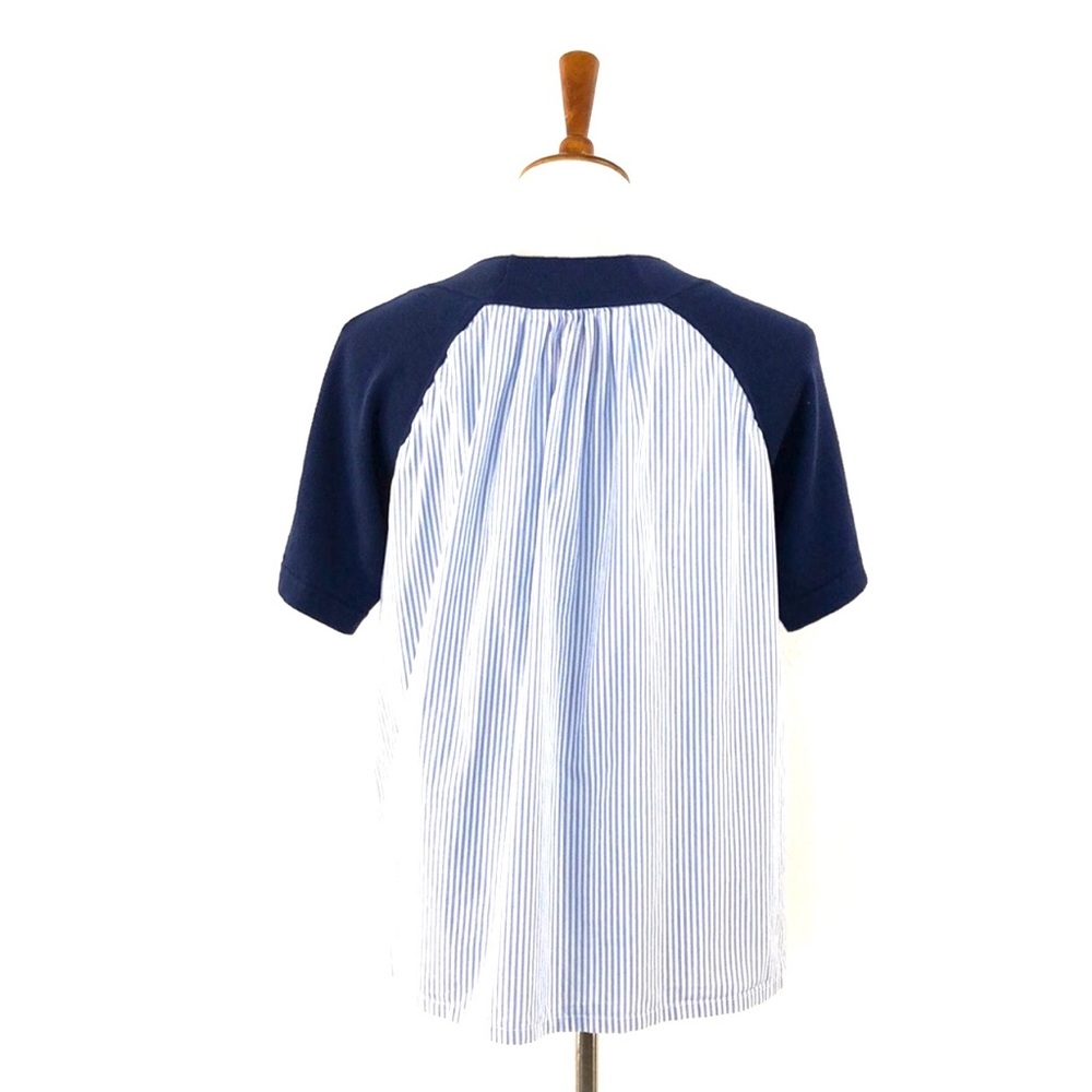 Vineyard Vines Blue Solid / Striped Short Sleeve … - image 4